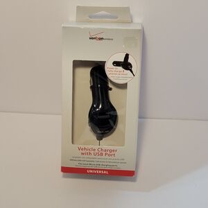 💚 Verizon Car Vehicle Charger With USB Port Universal New‎